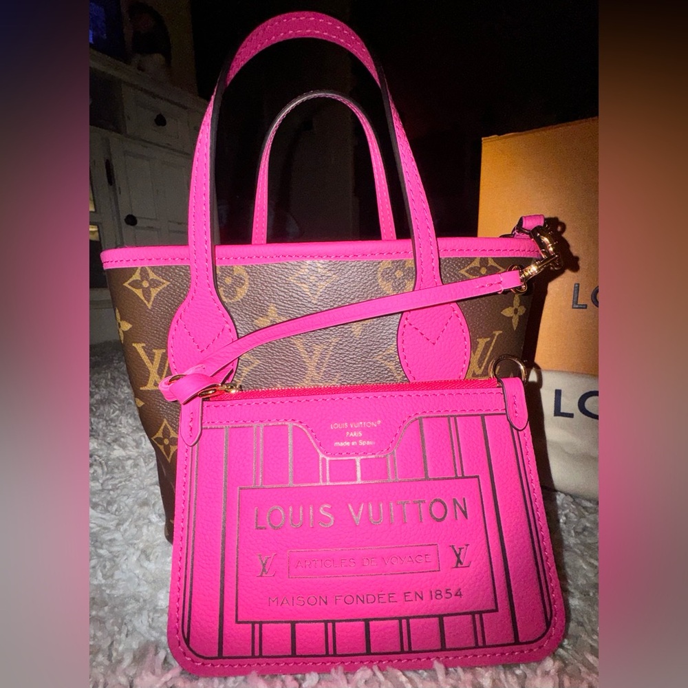 Louis Vuitton REVERSIBLE Neverfull Bandoulière Inside Out BB